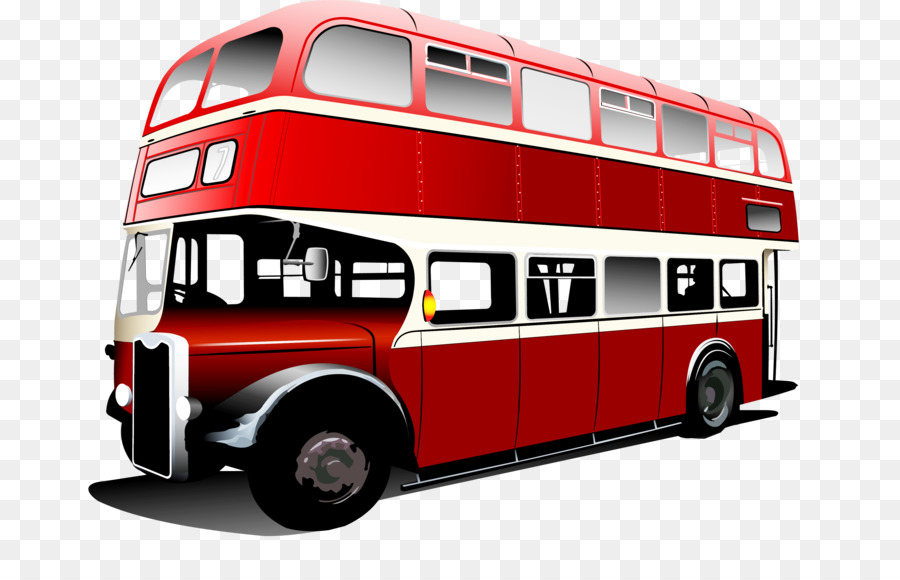 Double-decker bus Tour in Auto d'servizio di autobus - autobus