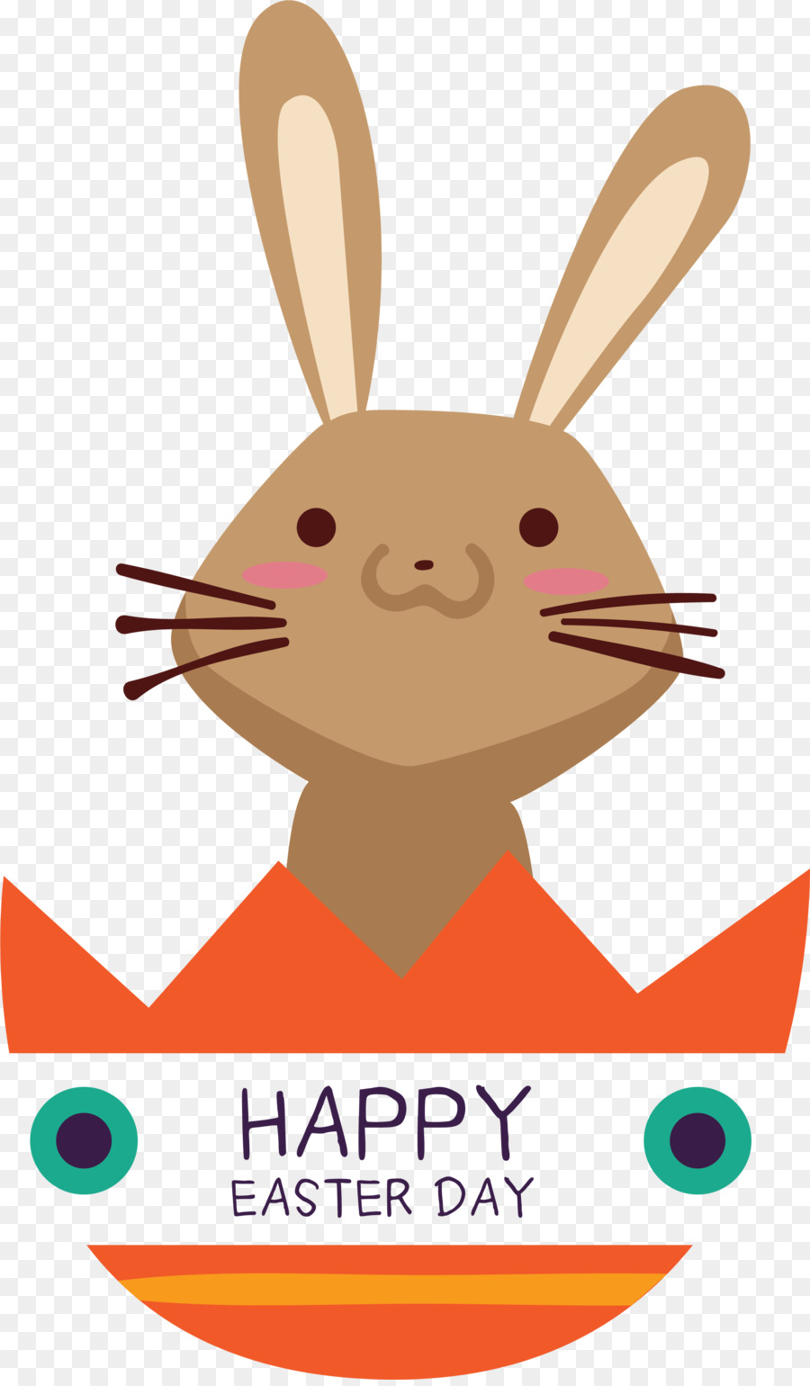 Easter Bunny Leporids Xám - Dễ thương màu xám Bunny nhãn