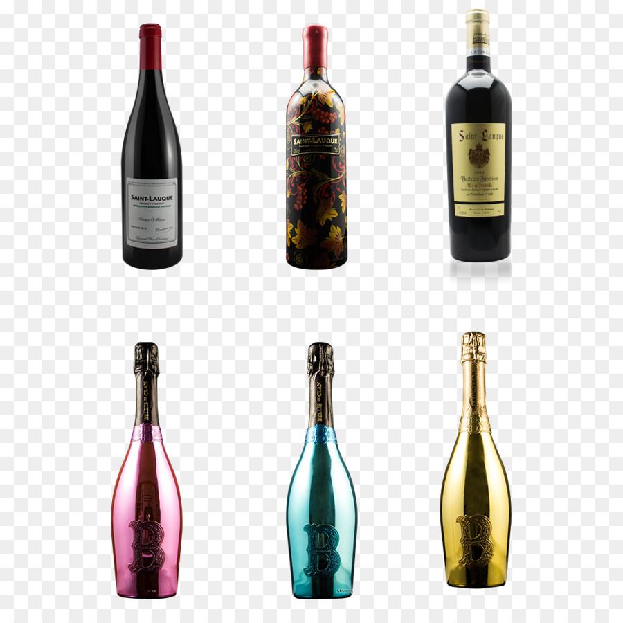 Vino rosso, Champagne, bottiglia di Vetro da Bere - vino