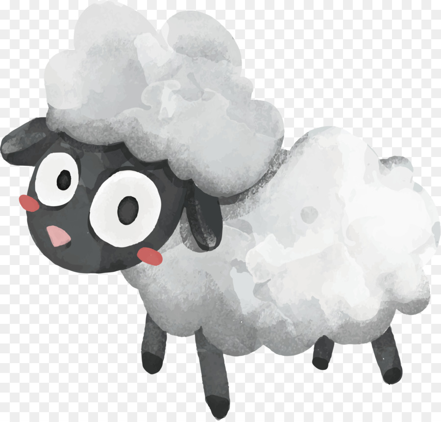 Schaf Anadolu-Farm-Symbol - Schöne kleine Schafe