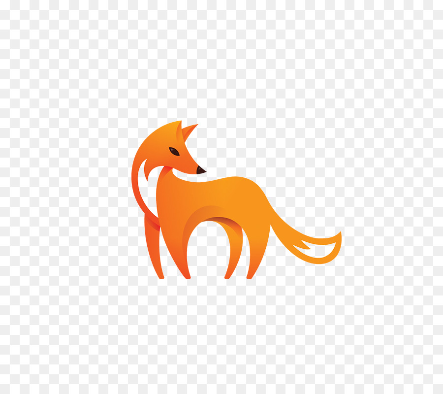 Logo Fox Illustration - Hand-bemalt fox