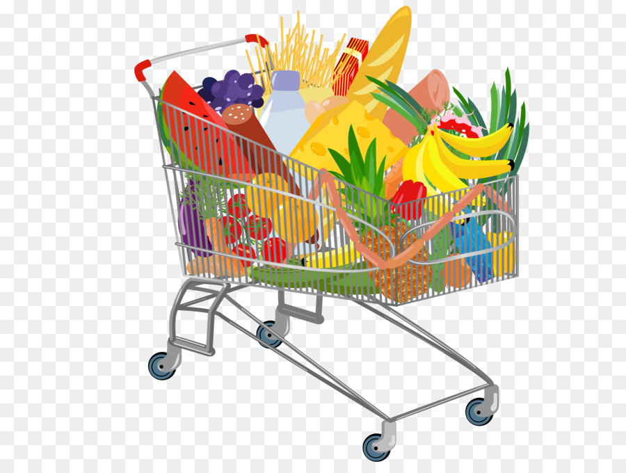 Einkaufswagen Supermarkt - Warenkorb