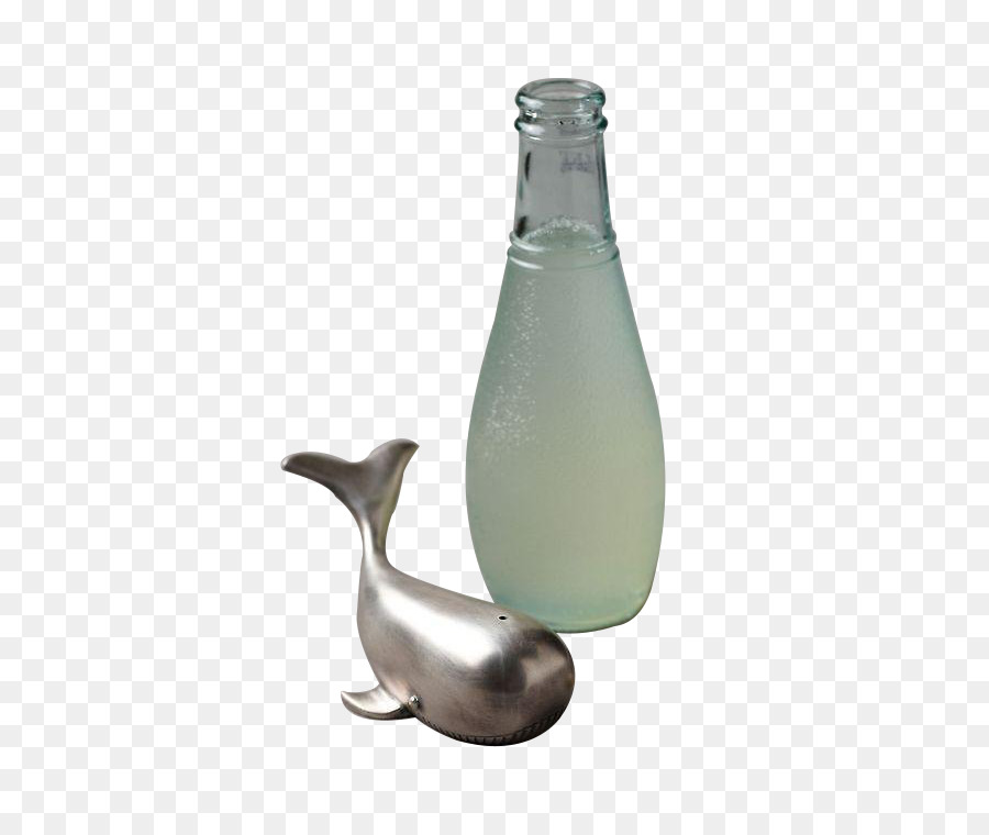 Glas Flasche Wal - Dekorative Flaschen und kleine Wale