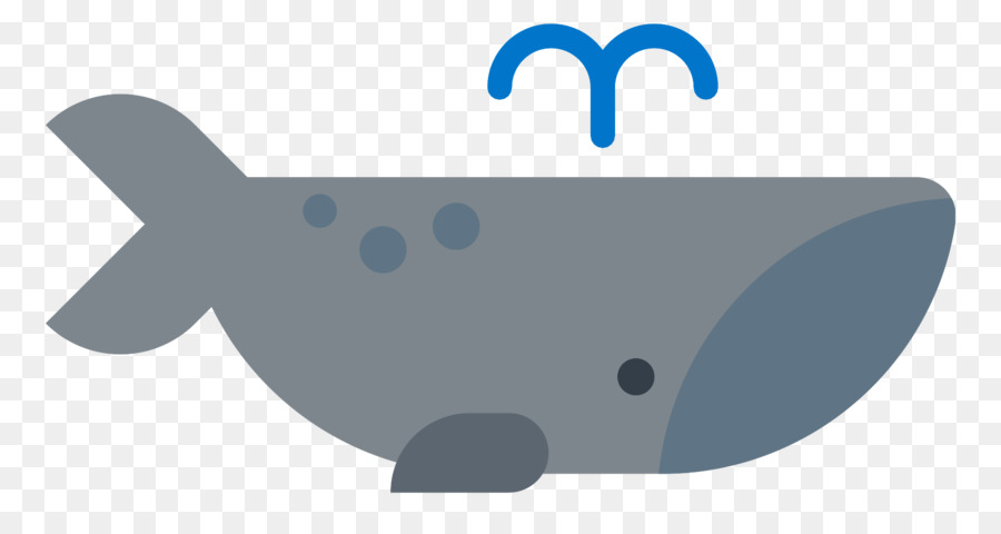 Wal Aquatischen Tier-Symbol - Flache Wal