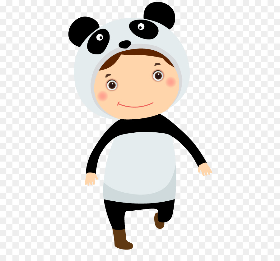 Per bambini abbigliamento per Bambini abbigliamento Abito - Indossare panda vestito bambino