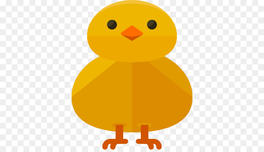 Huhn-Ente-Symbol - Ein gelbes Küken