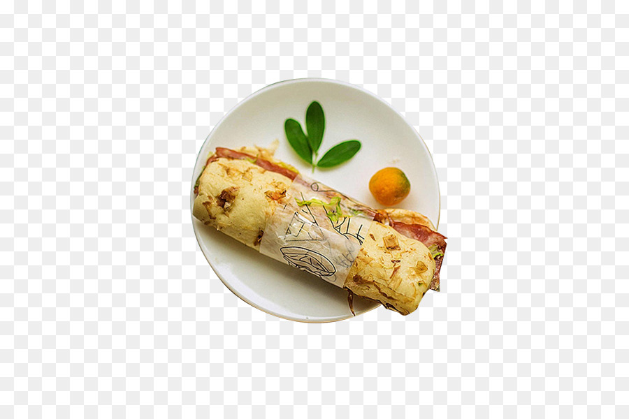 Frühstück Essen Tamagoyaki Fotografie Gericht - Speck, Gemüse von hand gerollt