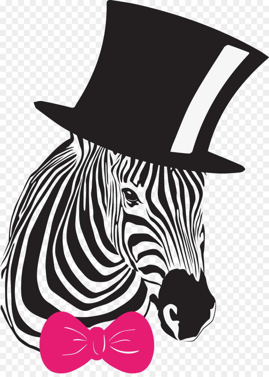 Zebra Parete della decalcomania di Arte di Clip art - zebra carina