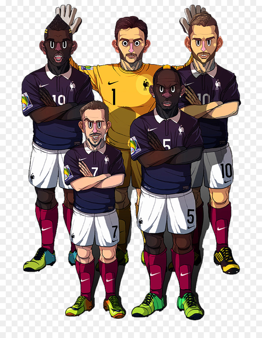 2014 FIFA Fussball-Weltmeisterschaft Brasilien nationalen Fußball team Spanien Fußball-Nationalmannschaft-Football-Spieler - Cartoon World-Cup-Football-Spieler