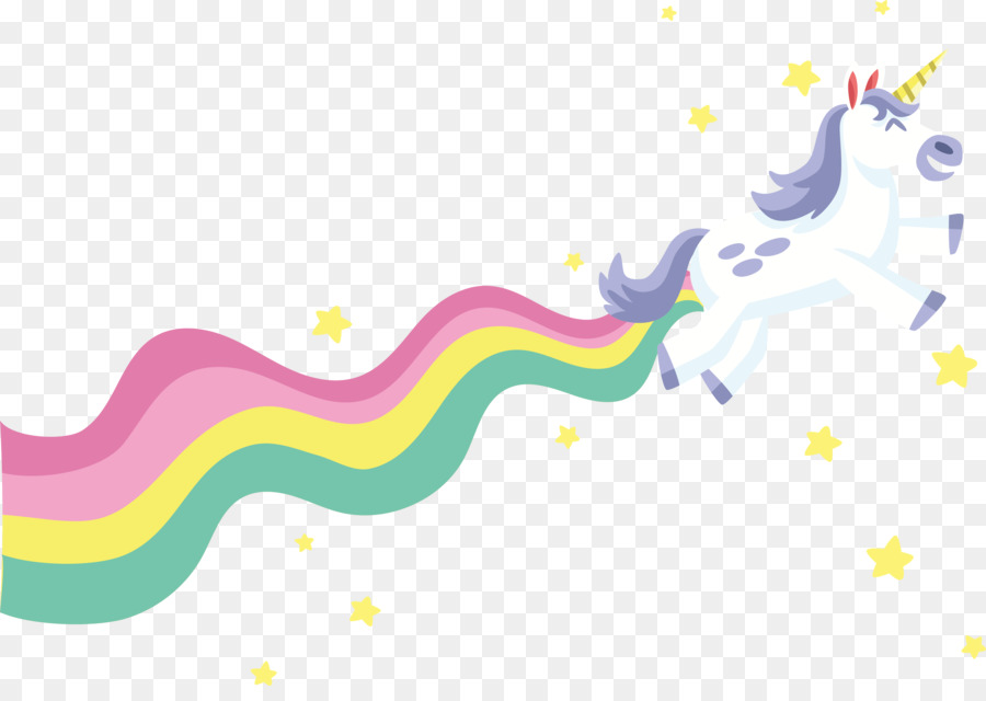 Grafik-design - Reiten Sie den Regenbogen Pegasus