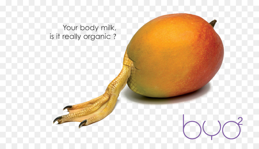 Bio-Lebensmittel Milch-Werbeagentur - Kreative mango-Frucht lange Beine