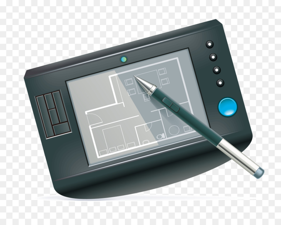 Gebäude Gema-freie Zeichnung-Symbol - Hand-bemalt tablet