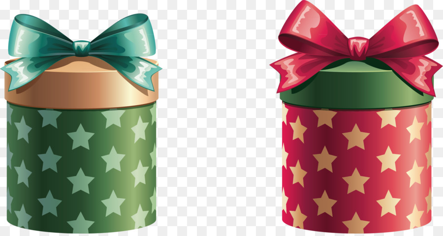 Weihnachten Dekorative Geschenk-box-clipart - Bunny Geschenk-box mit Elementen