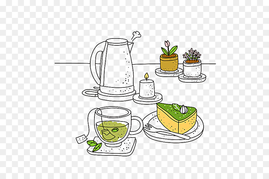 Grüner Tee clipart - grüner Tee