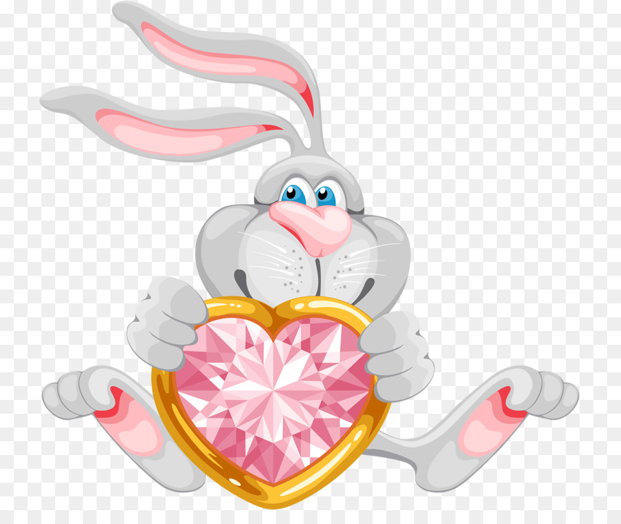 Easter Bunny Bugs Bunny Coniglio Illustrazione - Bunny ama mangiare roba