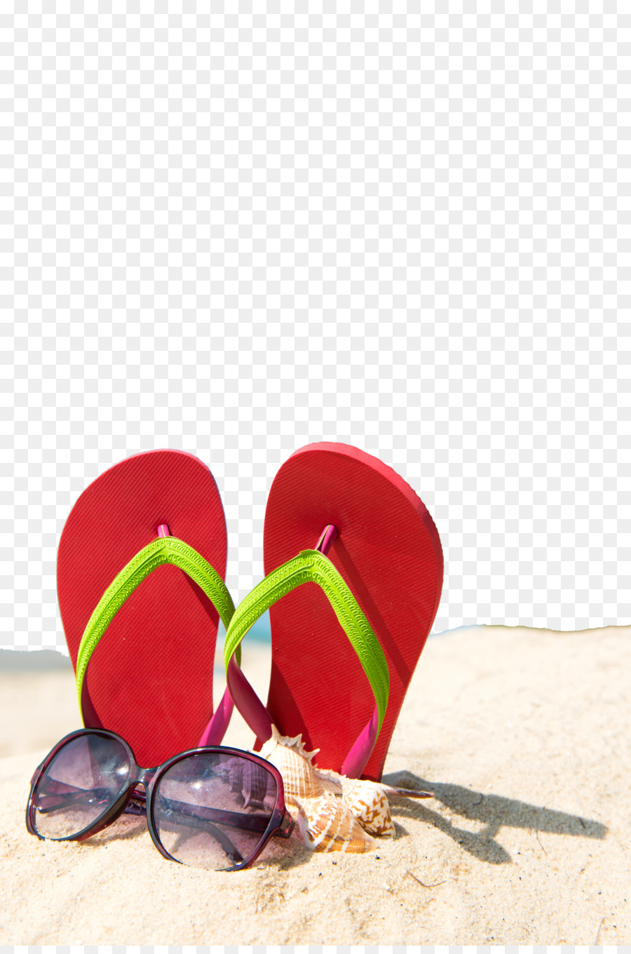 Pantofola In Estate Spiaggia Di Sabbia, Carta Da Parati - Estate spiaggia poster di sfondo