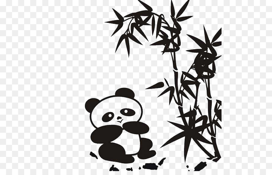 Giant panda Red panda Schlaganfall Fargesia Kind - Essen Bambus panda