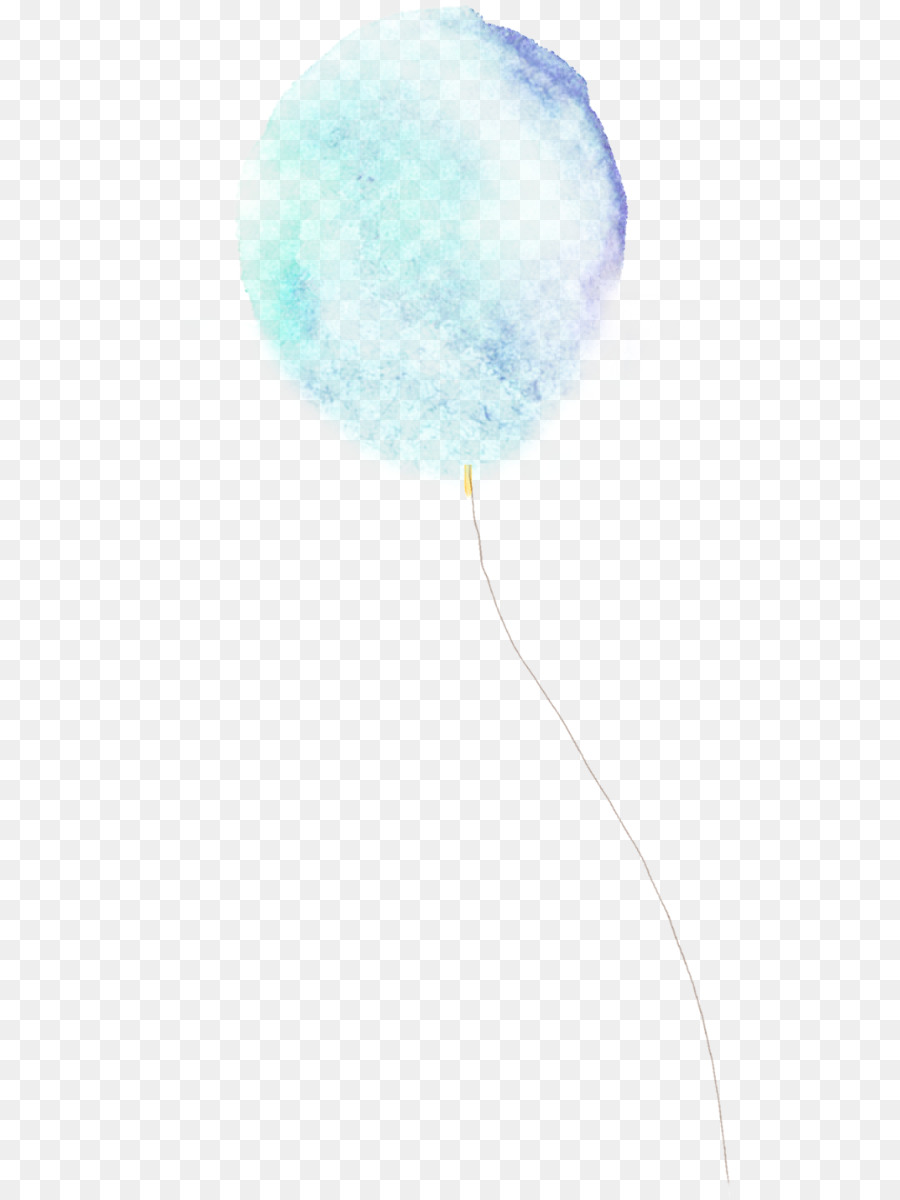 Cielo Angolare - Piuma blu materiale del palloncino
