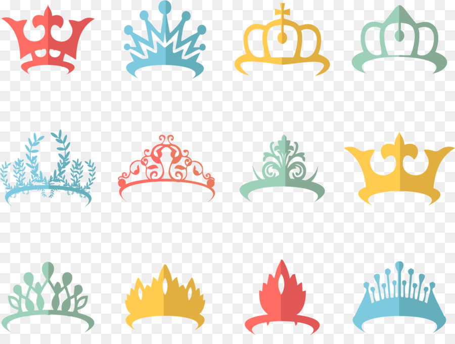 Die Krone von Königin Elizabeth Die Königin-Mutter Monarch - Handbemalte bunte Krone Krone