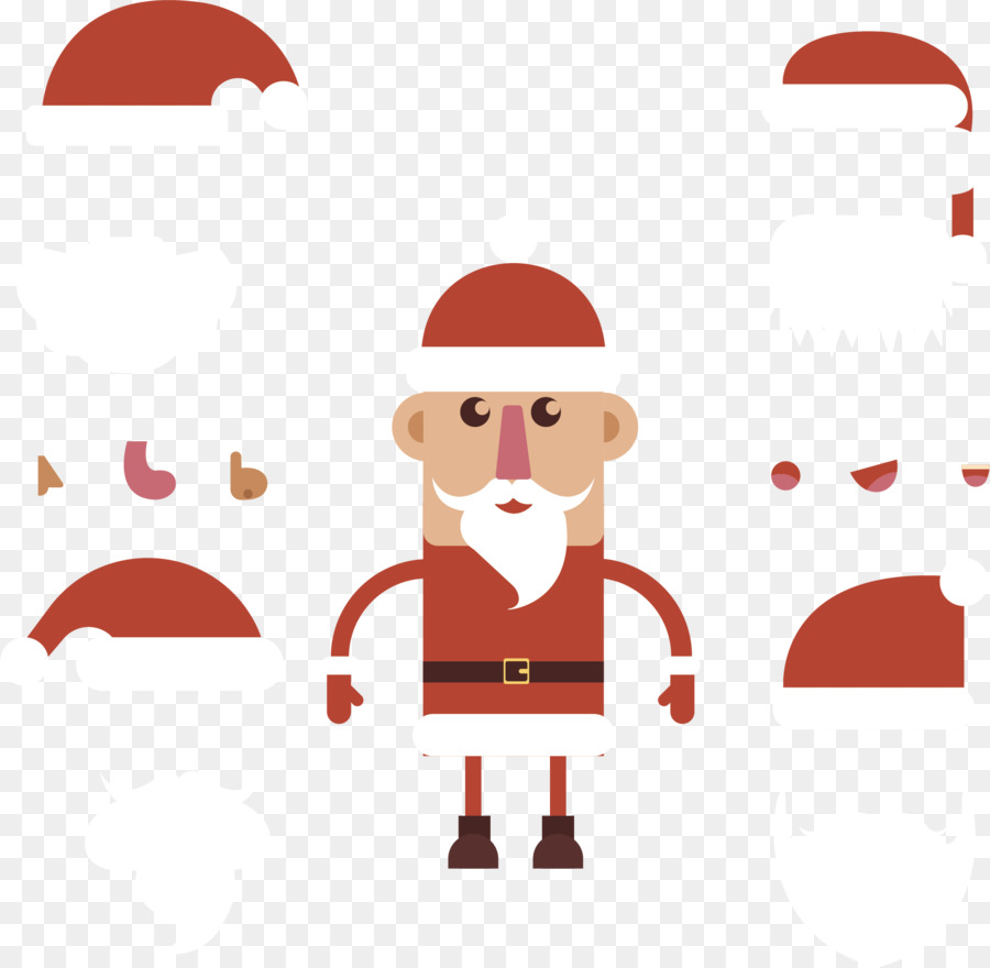 Santa Claus Weihnachten - Vektor-Schöne Santa Claus
