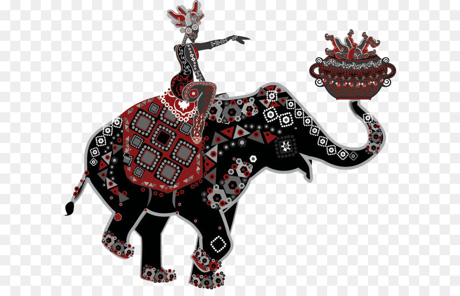 Indische Elefanten-Zeichnen-Clip-art - Elefant