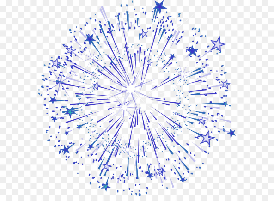 Stelle fuochi d'artificio Graphic design - Semplice blu stelle, fuochi d'artificio effetto di elementi