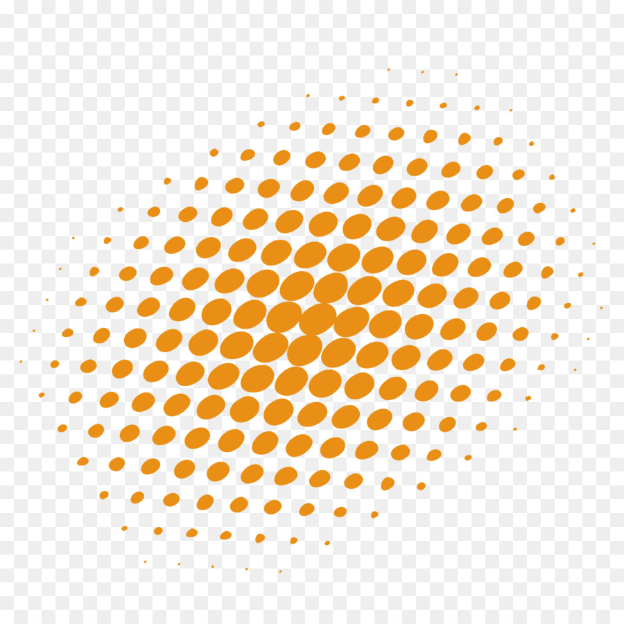 Mezzitoni Fotografia Royalty-free Pattern - Vettore sfumatura arancione onda punto di decorazione