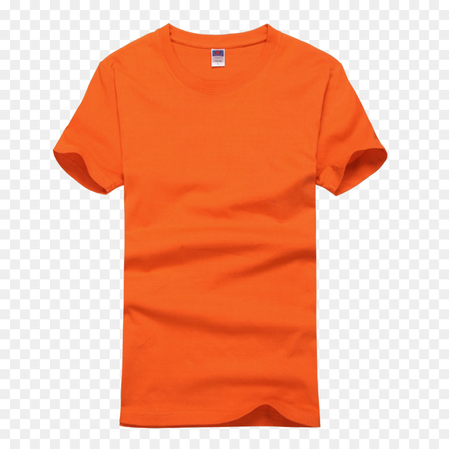 T-shirt áo Len Tay áo Lót - Orange ngắn tay áo T-shirt