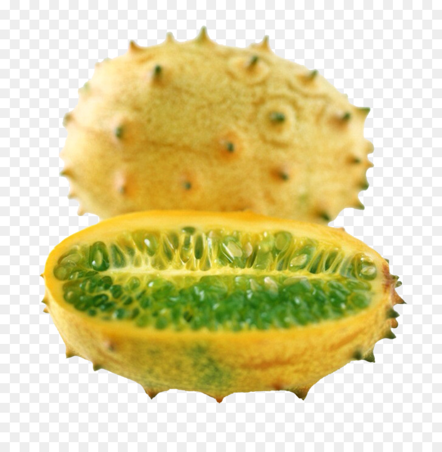 Gehörnte Melone Auglis Obst Gemüse Bitter Melone - Horned melon slice
