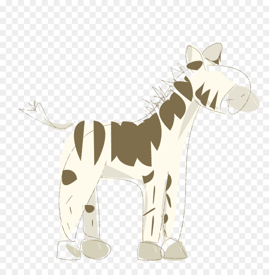 Cane Zebra Pittura - Animale zebra