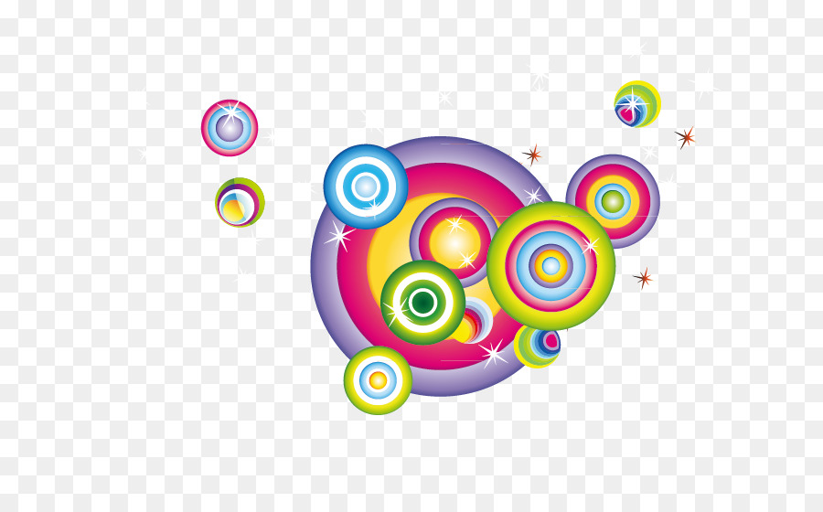Cerchio pittura ad Acquerello - Colorato, creativo, vettoriali anello di colore