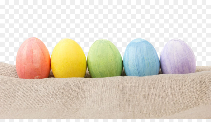 Colorful Painted Easter Eggs (PNG Transparent)