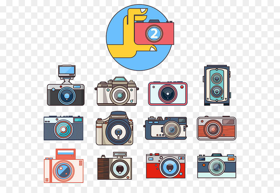 Kamera, Fotografie, Adobe Illustrator-Symbol - Kamera