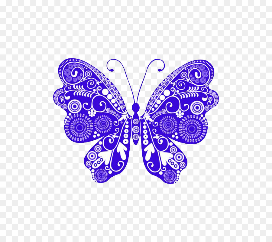 Schmetterling Clip-art - Lila Schmetterling