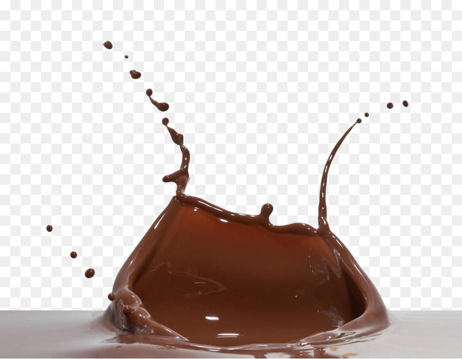 Milchshakes Heiße Schokolade-Kuchen mit Schokolade Sahne - heiße Schokolade
