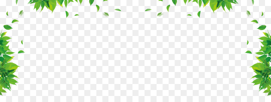 Foglia di Graphic design Green Floral design Pattern - foglie verdi di confine