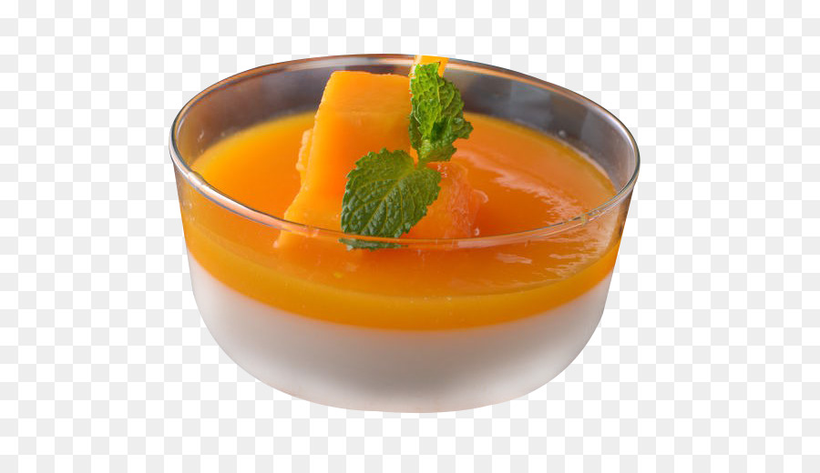 Budino al mango Dessert alla gelatina Panna cotta - budino di mango