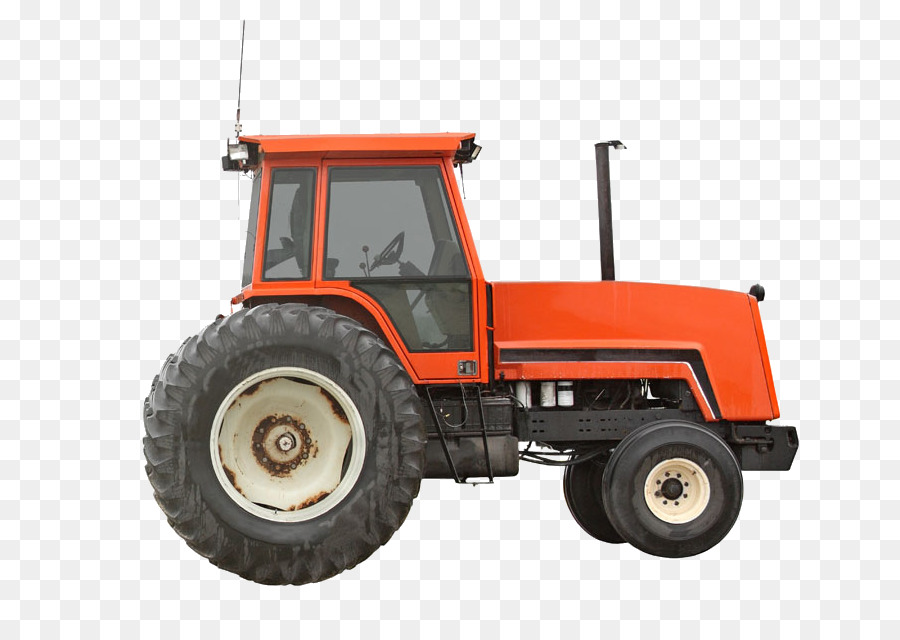 Traktor Farm Stock-Fotografie Landmaschinen Landwirtschaft - Orange off-road-LKW-Kopf