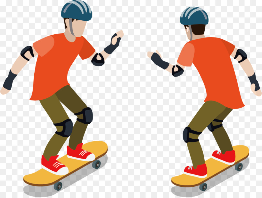 Ice skating Skateboard Clip-art - Skating boy