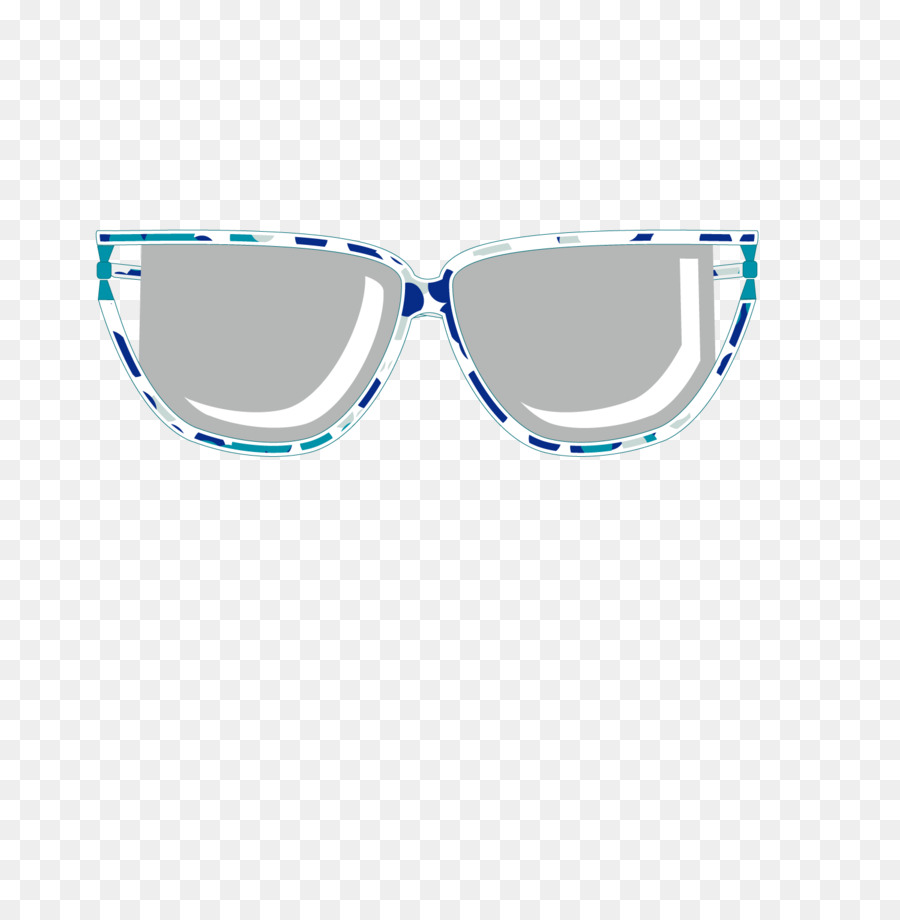 Brillen-Sonnenbrillen-Muster - Sommer Sonnenbrille