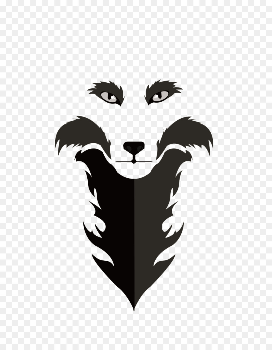 Stiles Stilinski Grau wolf Zeichnung - Wolf unregelmäßig geformten Tinte