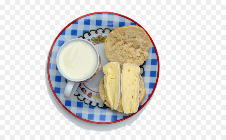 Soja-Milch Frühstück Brot Essen - Nahrhaftes Frühstück
