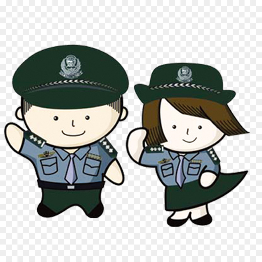 Polizist Cartoon Völker der Polizei in der Volksrepublik China Internet-Polizei die Öffentliche Sicherheit - Polizei png-Elemente