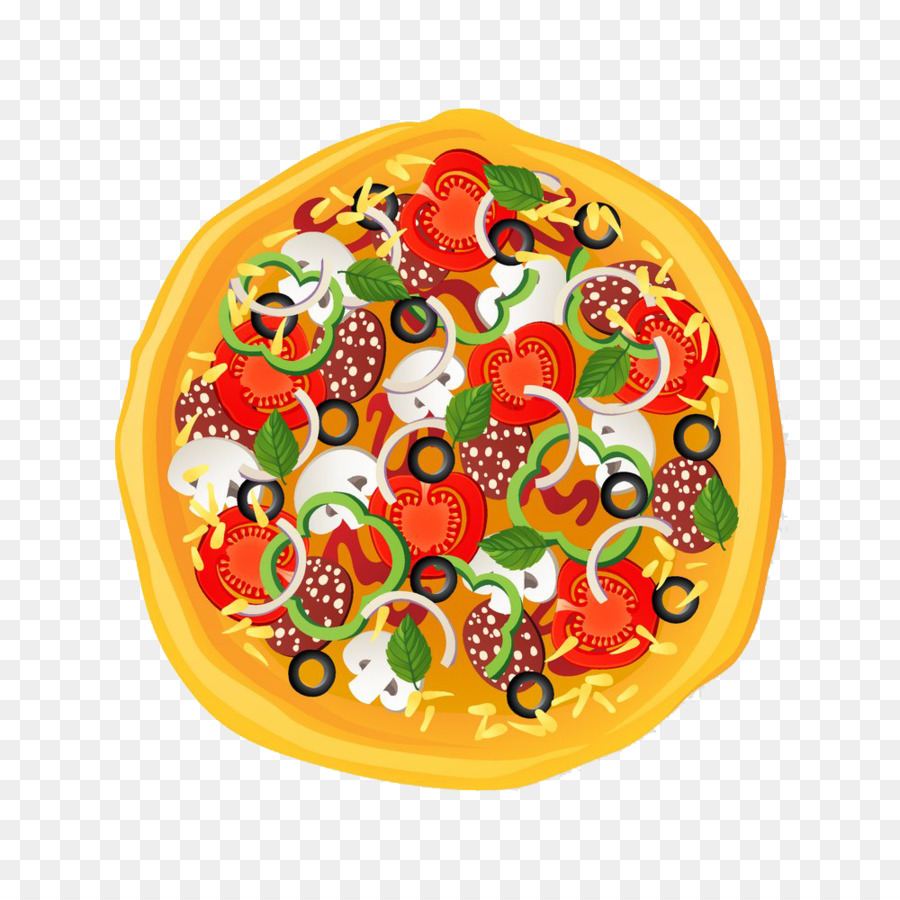 veg pizza pics clipart