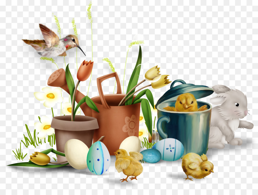 Coniglietto di pasqua, uovo di Pasqua clipart - Coniglio anatra fauna