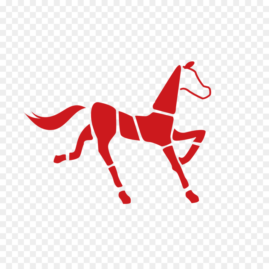 Pferd Rote Clip-art - Red Horse running