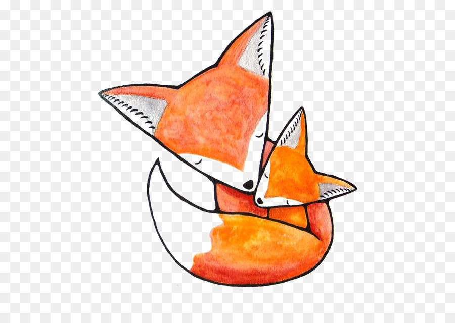 Trẻ sơ sinh Mẹ Fox Vẽ Clip nghệ thuật - đỏ fox