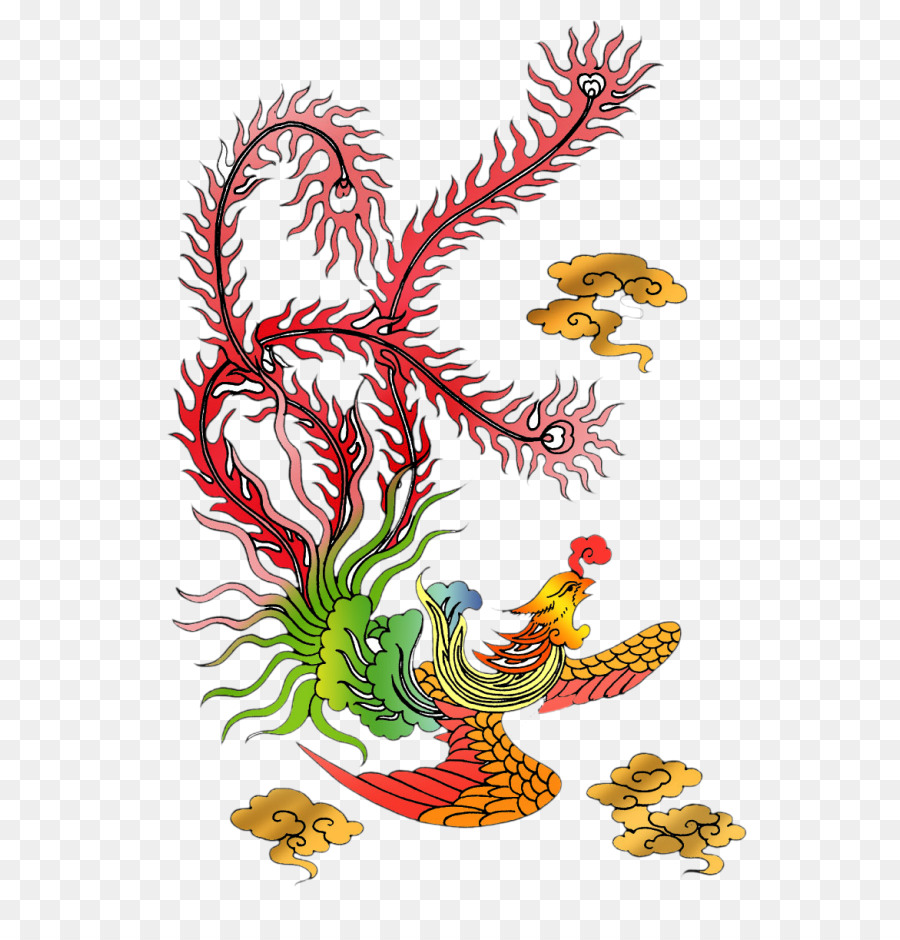 Vogel Fenghuang Clip-art - Phoenix