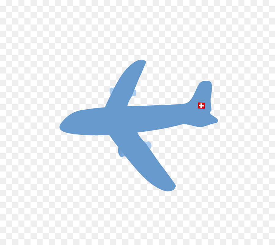 Aereo Volo Aereo Clip art - aeroplano blu
