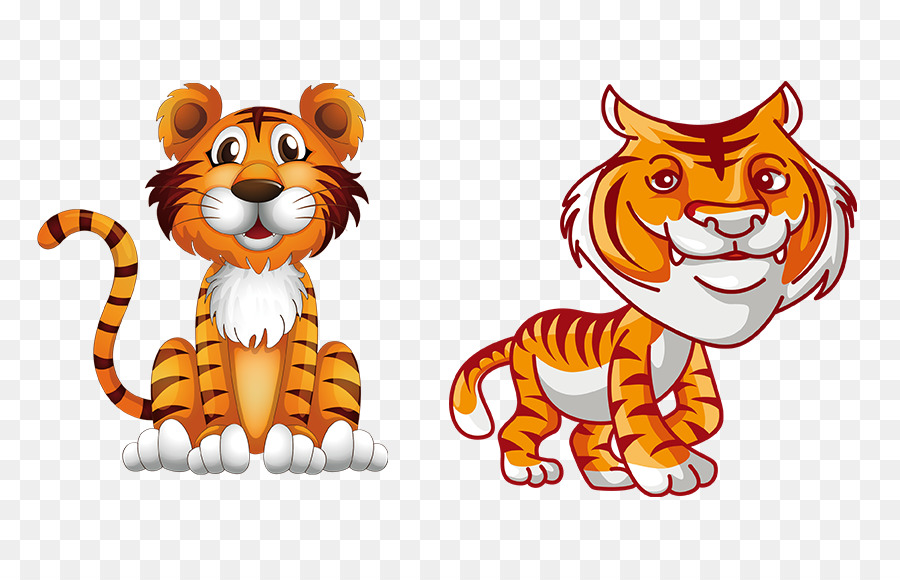 Tigre della Fauna selvatica Clip art - cartoon tigre